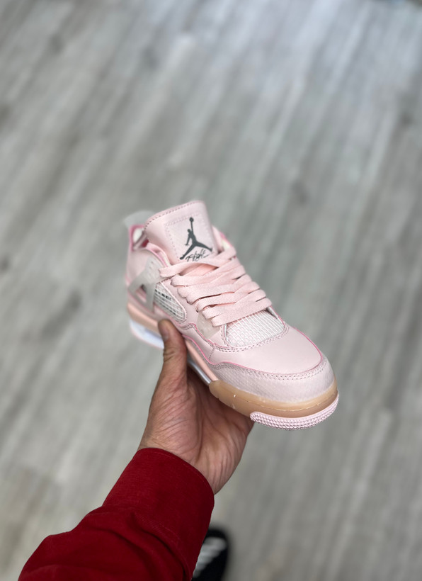 کتونی نایکی جردن ۴ آف وایت صورتی مستر کوالیتی