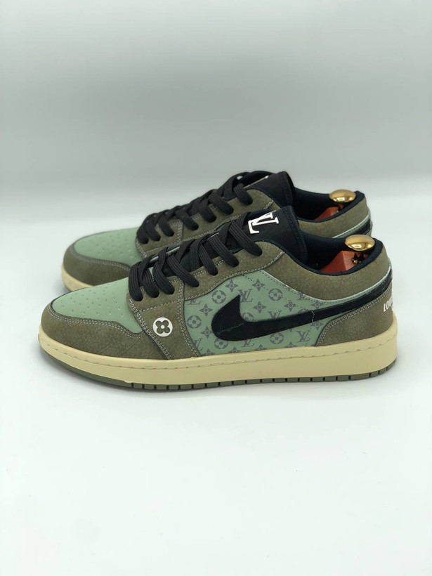 کتونی مردانه نایکی لویی ویتون سبز زیتونی