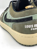 Nike x Louis Vuitton Olive Green Sneakers