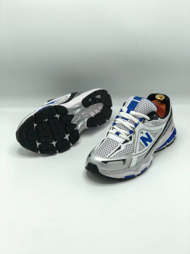 کتونی نیوبالانس 1064 آبی سفید مردانه رانینگ