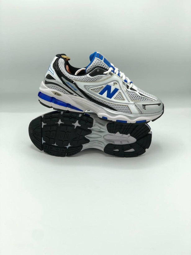 کتونی مردانه رانینگ نیوبالانس 1064 آبی سفید