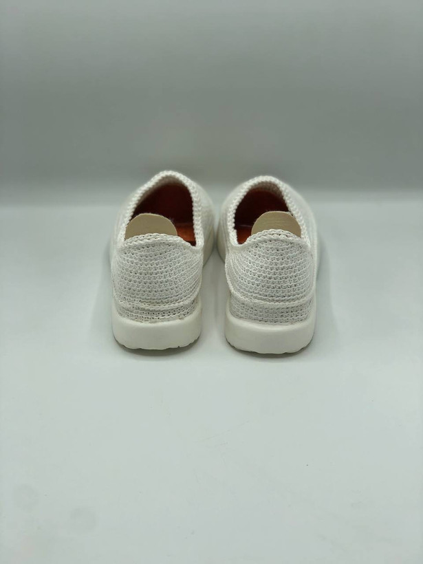 قیمت گیوه مردانه سفید با زیره پیو و کفی چرمی