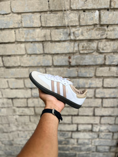 کتونی ادیداس سامبا کرم قهوه ای Adidas Samba مسترکوالیتی