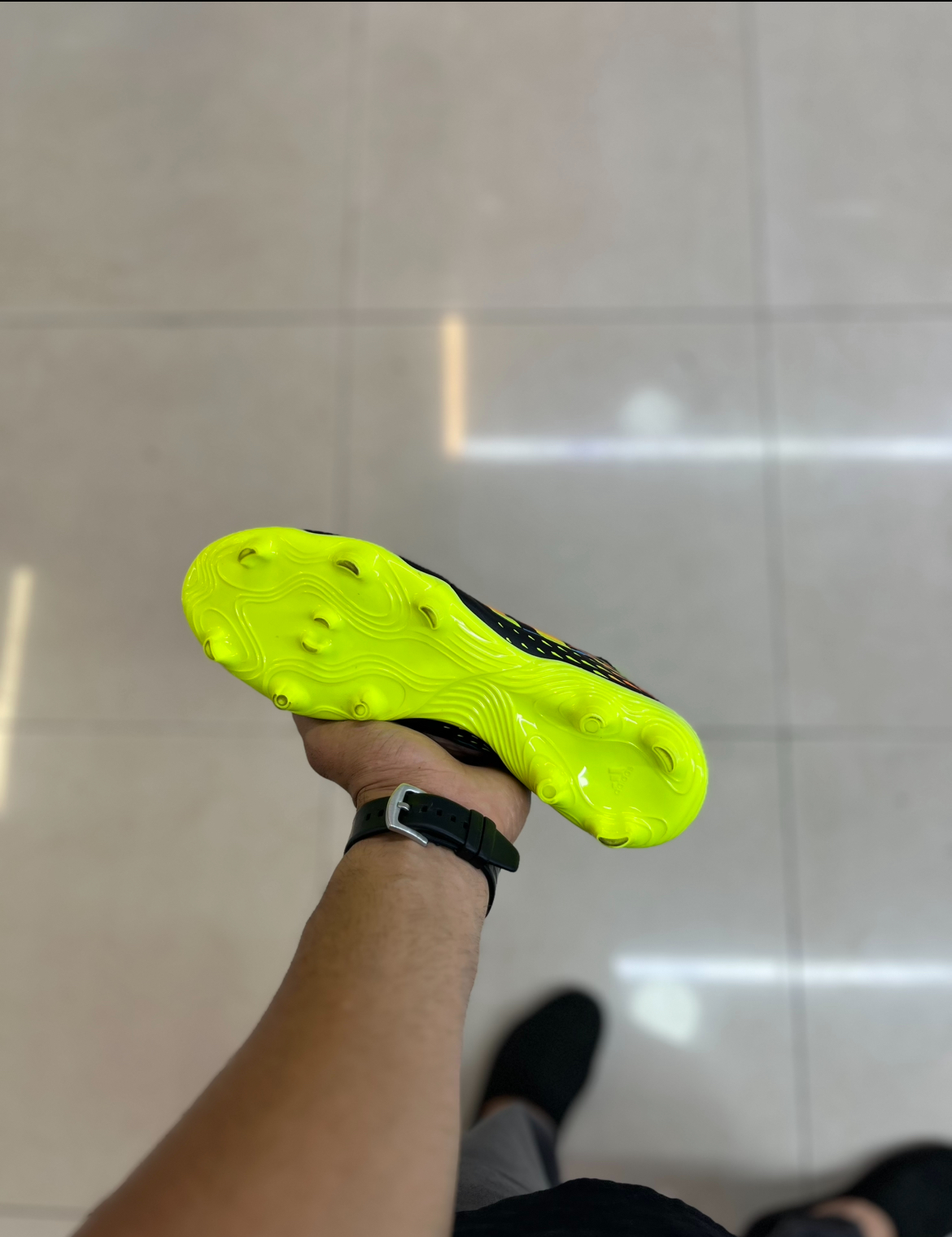 خرید کفش فوتبال Adidas Copa Sense Black Neon