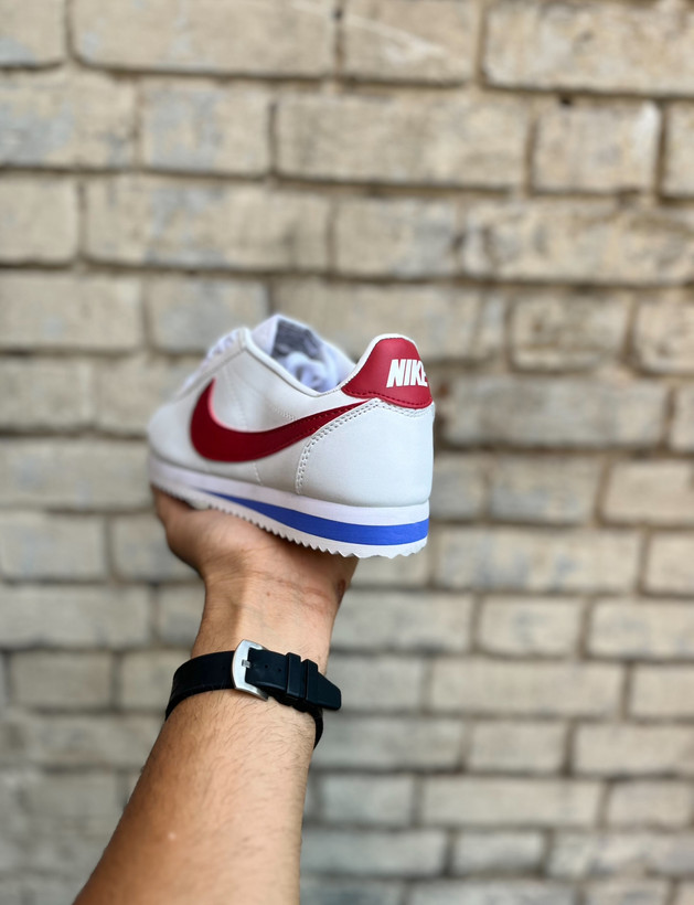 خرید کتونی اسپرت نایکی سفید قرمز