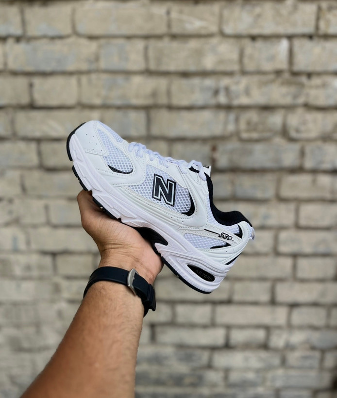 خرید کتونی نیوبالانس 530 سفید مشگی