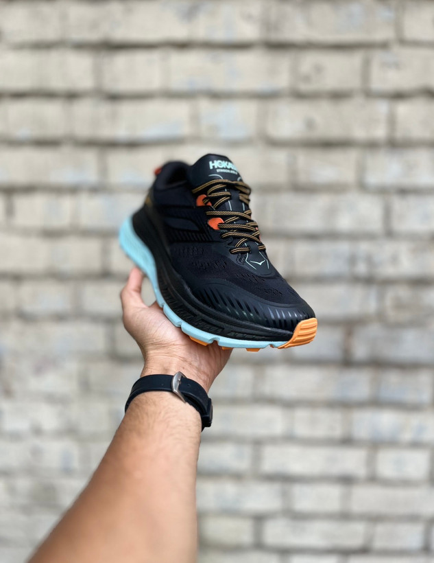 قیمت کتونی مردانه هوکا Stinson ATR6 مشکی زیره آبی