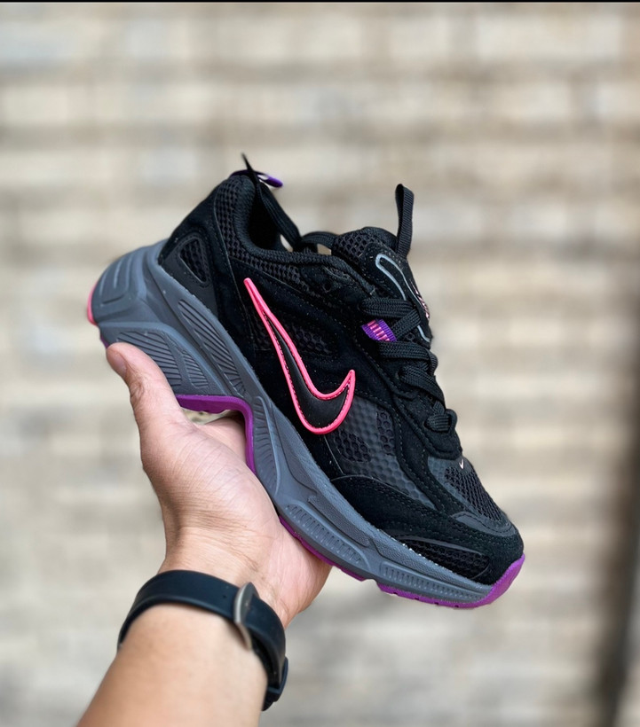 قیمت کتونی زنانه نایکی مشکی طوسی