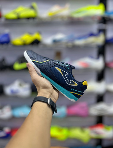 کفش فوتسال جوما دربیلینگ سرمهای آبی روشن | Joma Dribbling Original