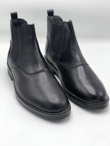 نیمبوت مردانه چلسی چرم دوطرف کش مناسب استایل رسمی و روزمره