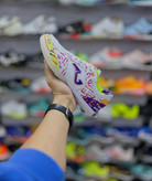 کفش فوتسال اورجینال جوما Top Flex Amandinha سفید بنفش تولید ۲۰۲۵