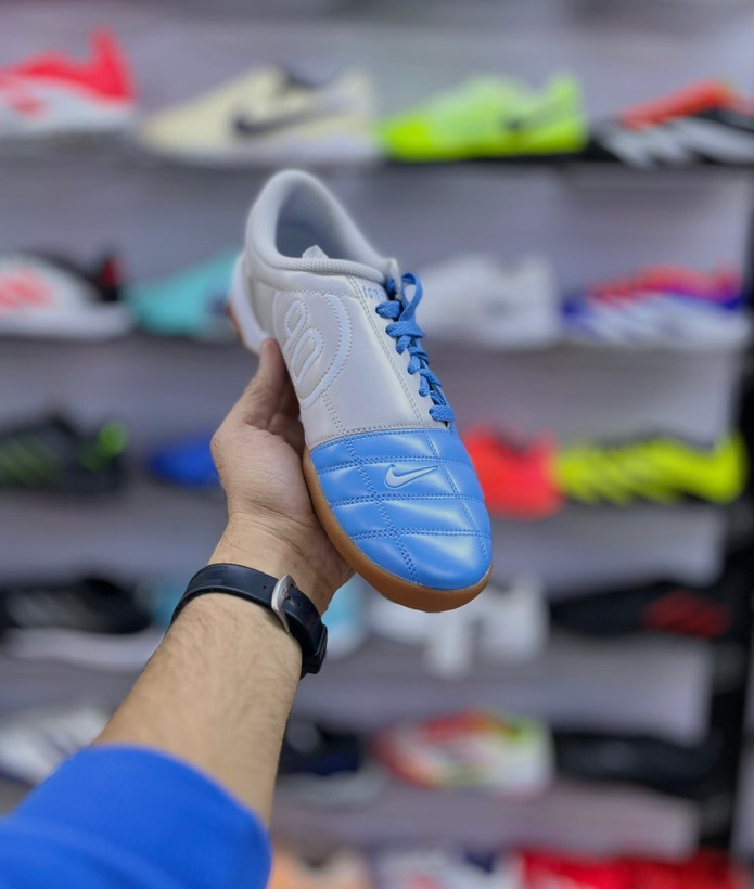 کفش فوتسال اورجینال نایکی Total90 آبی تولید ۲۰۲۵