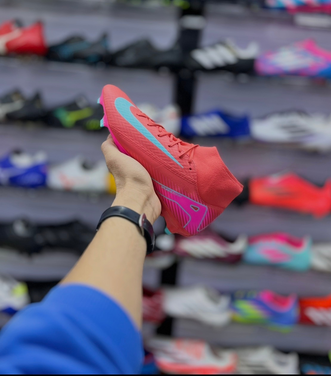 کفش فوتبال نایک Mercurial Superfly 10 قرمز FG کفش فوتبال نایک Mercurial Superfly 10 قرمز FG