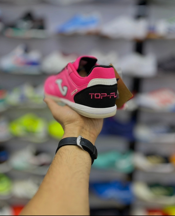 طراحی خاص کفش فوتسال جوما Top Flex Pink صورتی اورجینال