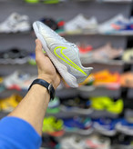 کفش فوتسال نایکی فول ایر نقرهای زرد مناسب مسابقات فشرده