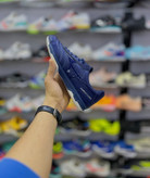 کفش فوتسال میزانو مورلیا کلاسیک سرمهای مناسب بازی تکنیکی