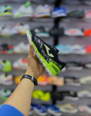 کفش فوتسال جوما موندیال مشکی سبز مناسب بازیهای پرفشار و استقامتی