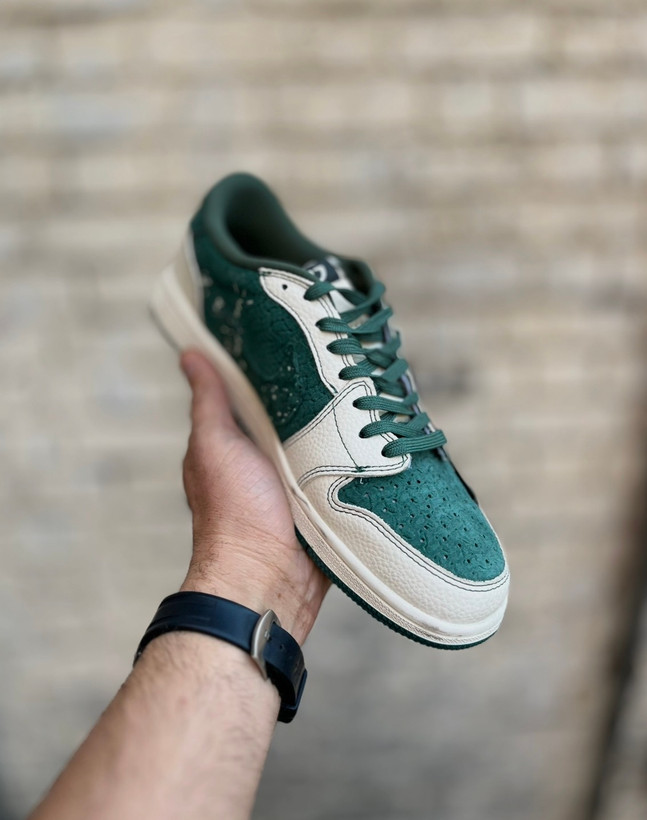 Nike X Travis Scott 2025 سبز سفید استایل لوکس خیابانی