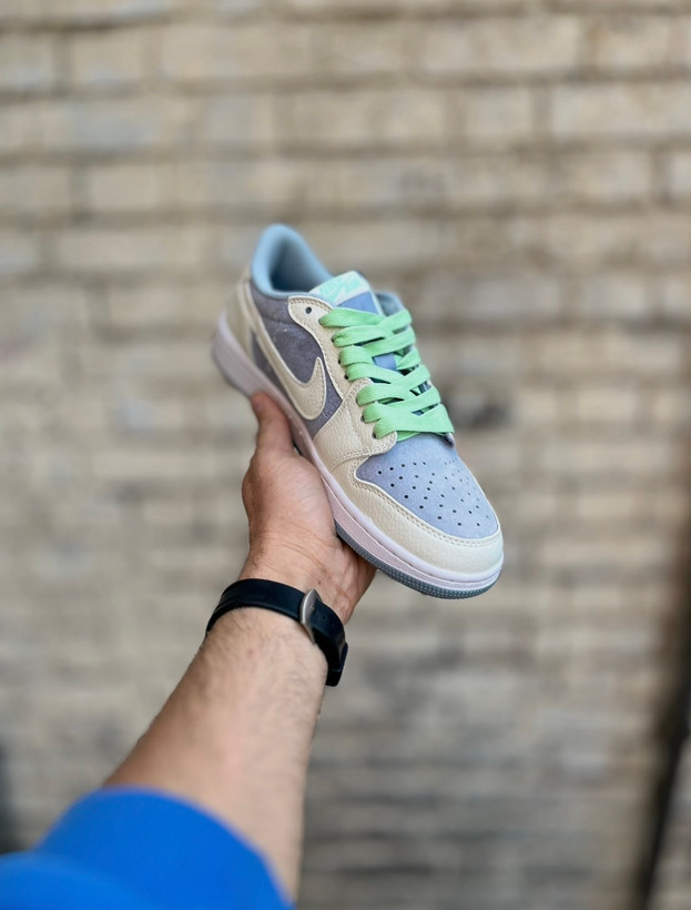 Nike X Travis Scott 2025 آبی سفید جیر