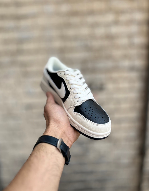 AJ1 Low x Travis Scott سفید مشکی ۲۰۲۵