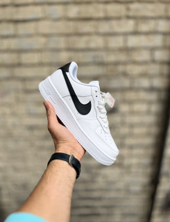 کتونی نایک ایرفورس 1 سفید مشکی Nike Air Force 1 Black White مسترکوالیتی