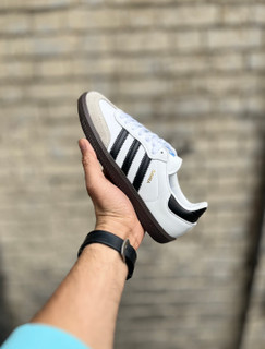کتونی آدیداس سامبا سفید مشکی Adidas Samba White Black مسترکوالیتی