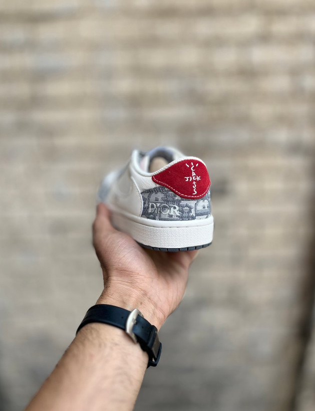 کتونی جردن سفید طوسی سایز ۳۷ تا ۴۵ یونیسکس