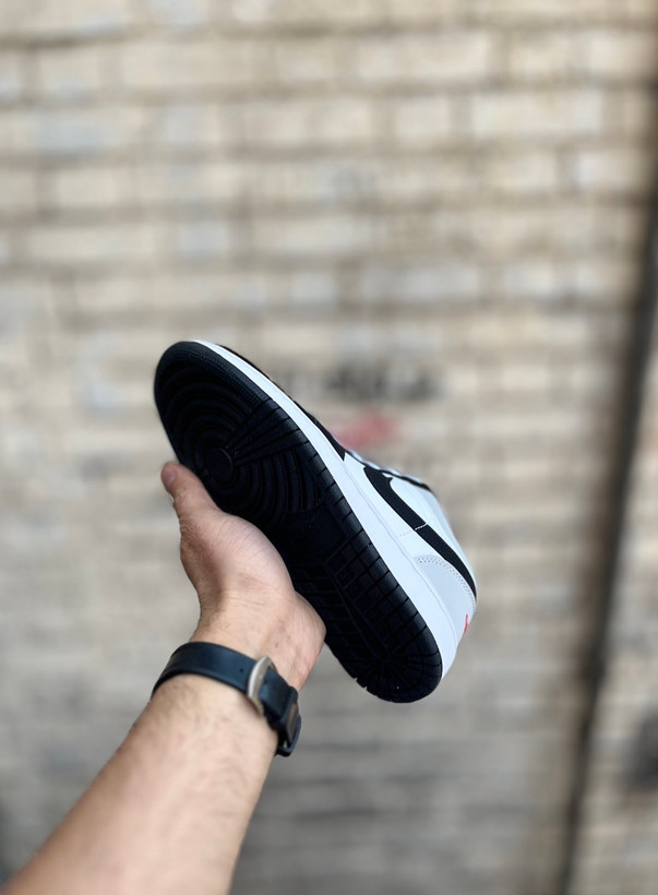 Air Jordan 1 Low سفید مشکی طوسی ۲۰۲۵
