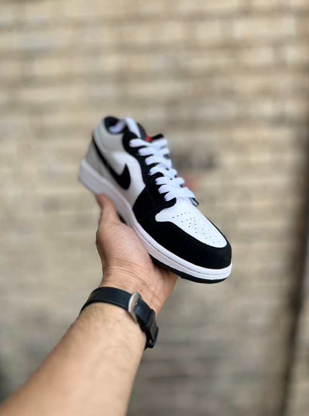 کفش جردن سفید مشکی طوسی مناسب استریتویر