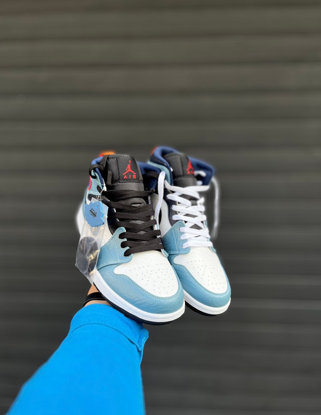 Air Jordan 1 Mid x FACETASM Blue White Black