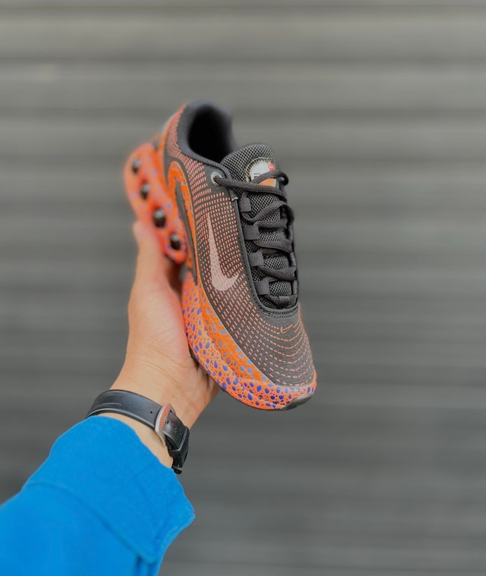 Air Max DN Black Orange مناسب استایل اسپرت و خیابانی