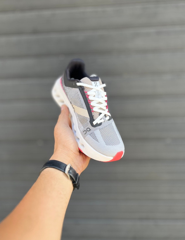 خرید On Running Cloudsurfer White Grey Pink زنانه