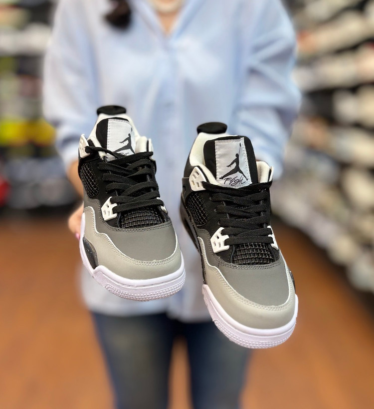 Air Jordan 4 Retro Black Grey Galaxy مناسب استایل اسپرت و خیابانی