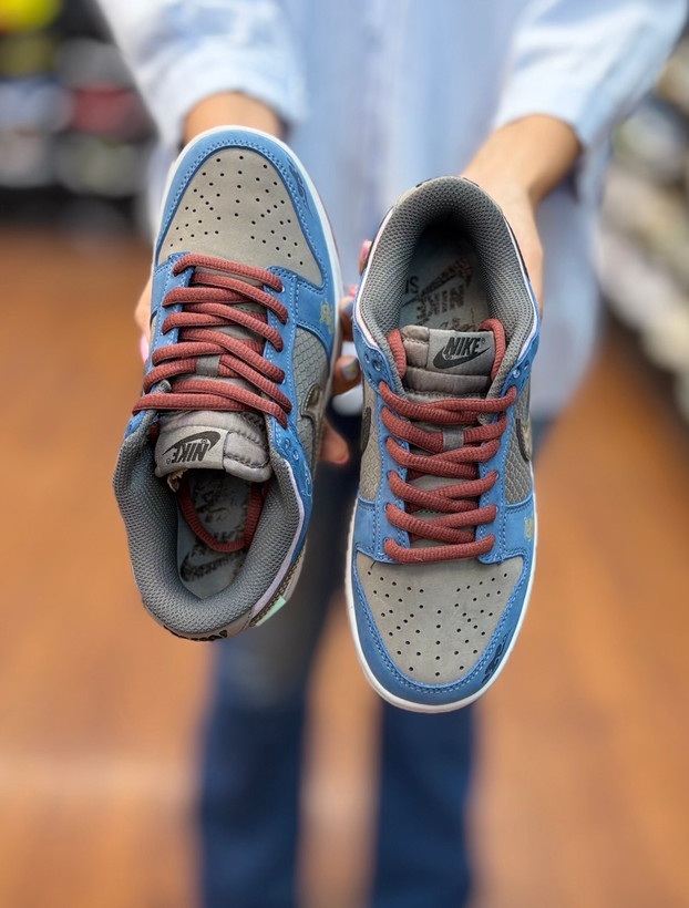خرید قسطی کتونی نایک SB Dunk Low Black Myth مشکی مناسب زنانه و مردانه