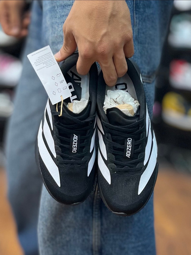 کتونی آدیداس آدیزیرو ایوو اسال Adizero EVO SL مشکی سفید