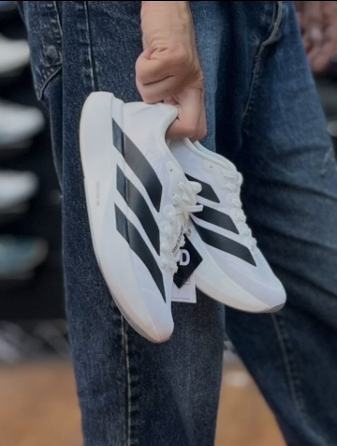 کتونی آدیداس آدیزیرو ایوو اس‌ال Adizero EVO SL سفید مشکی